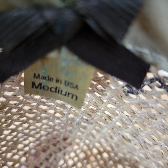 Tan Straw Cowboy Hat Rancher Western Bohemain Country Festival - Picture 7 of 8